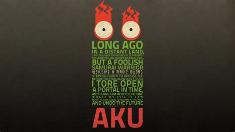 Online crop | green and red text on black background, Samurai Jack, typography, gray background ...