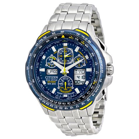 Citizen Blue Angels Skyhawk A-T Eco Drive Men's Watch JY0040-59L - Skyhawk - Citizen - Watches ...