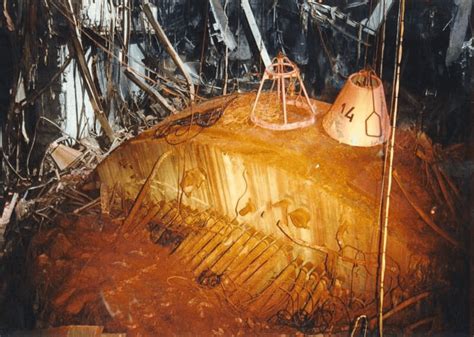 Chernobyl Unit 4's 1000 ton Upper Bioligical Shield nicknamed "Elena ...