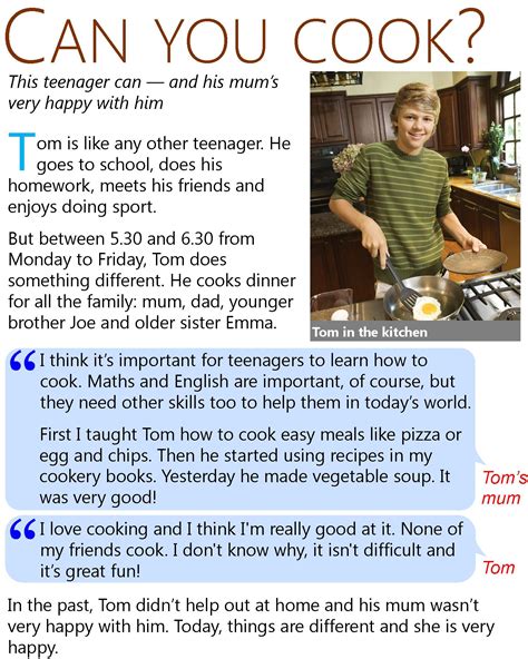 English for beginners: Can you cook?