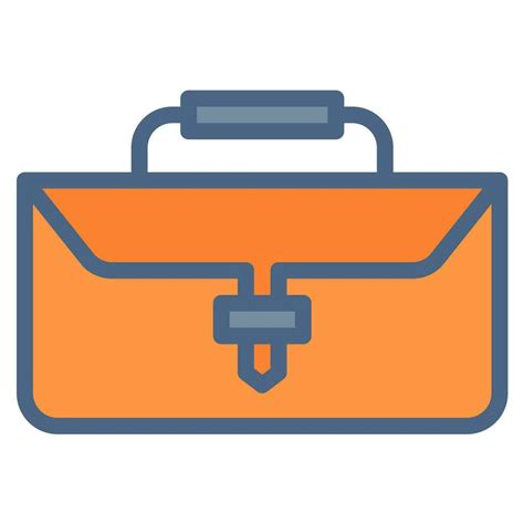 Briefcase icon or logo illustration filled color style 36124261 Vector Art at Vecteezy