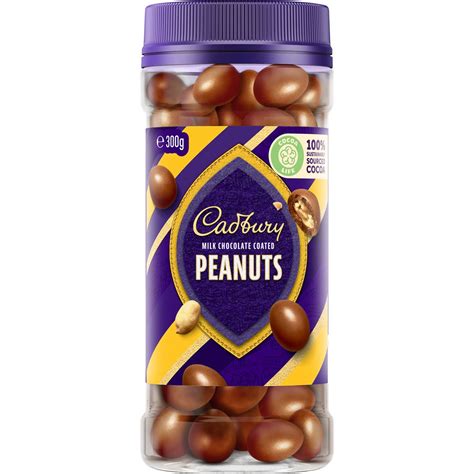 Cadbury Milk Chocolate Coated Peanuts 300g | Woolworths