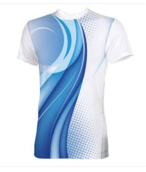 Hosiery White and Blue Sublimation T Shirts, Size: Medium at Rs 300 ...