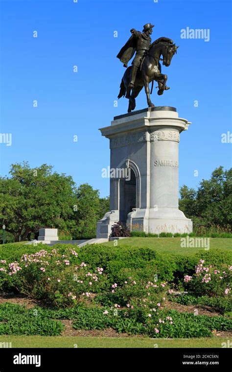 Sam Houston statue in Herman Park,Houston,Texas,USA Stock Photo - Alamy