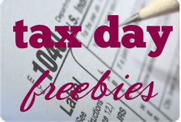 Forty Eighteen Tax Day Freebies - Forty Eighteen