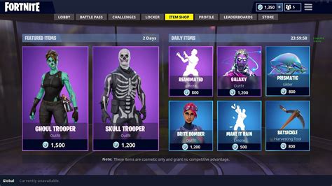 What was the first skin in Fortnite Item Shop? All OG skins listed