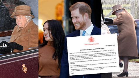 The Queen breaks silence on Prince Harry and Meghan Markle's royal exit in new statement - Heart