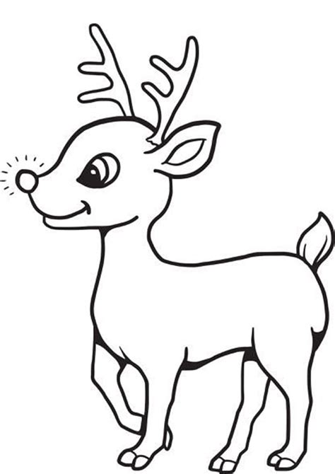 Rudolph The Red Nosed Reindeer Coloring Pages | Christmas coloring sheets, Christmas coloring ...