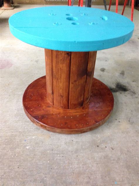 DIY Wire Spool Patio Table