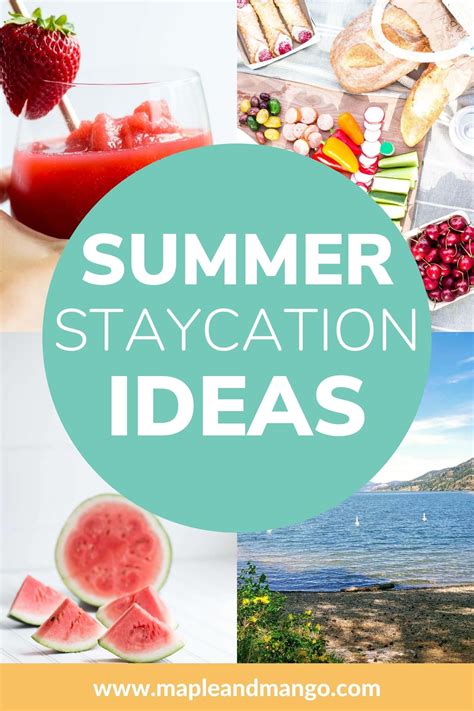 Fun Summer Staycation Ideas | Maple + Mango