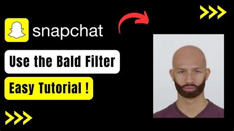 How to Use Bald Filter on Snapchat ! - YouTube