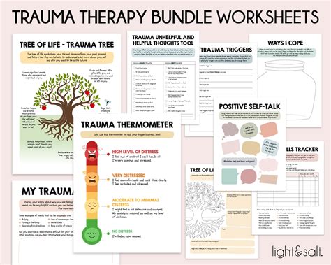 Ptsd Therapy Worksheets For Kids