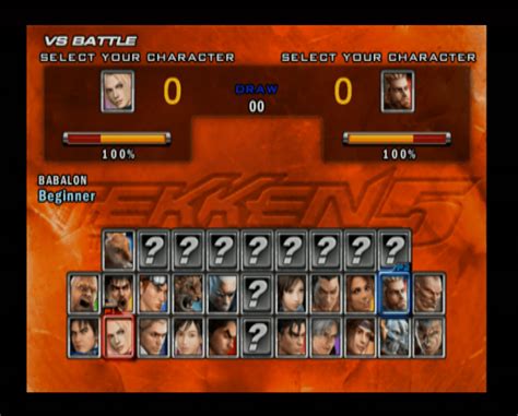 Tekken 4 All Characters