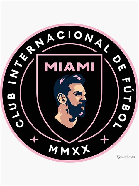 "Lionel messi inter miami" Sticker for Sale by Qwartexa | Redbubble