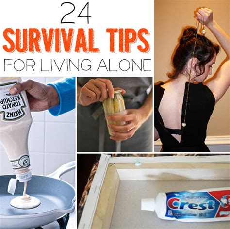 24 Survival Tips For Living Alone