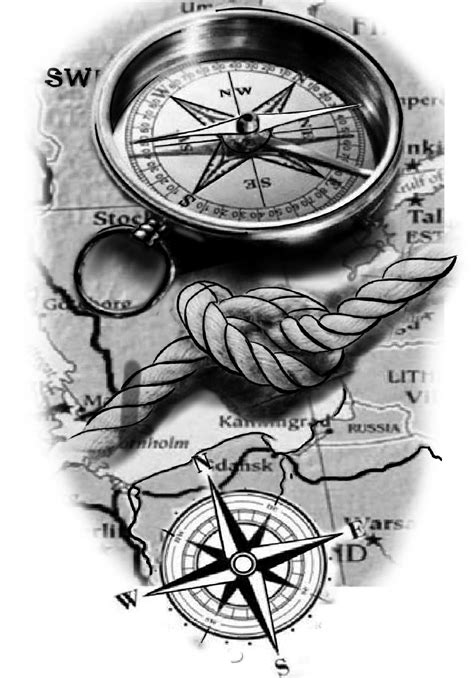 Map Tattoos, Sleeve Tattoos, Cool Tattoos, Clock Tattoo, Art Tattoo, Pirate Tattoo Sleeve ...