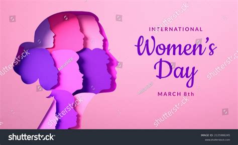 Womens Day Poster Silhouettes Multicultural Womens Stock Illustration 2125986245 | Shutterstock