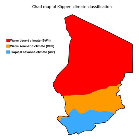 Chad Climate Map Eps Illustrator Map Vector World Map - vrogue.co