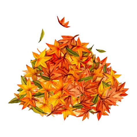 Fall Leaf Pile Clipart