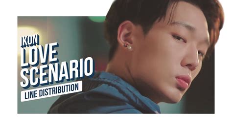 iKON - LOVE SCENARIO Line Distribution | 아이콘 - 사랑을 했다 Chords - Chordify