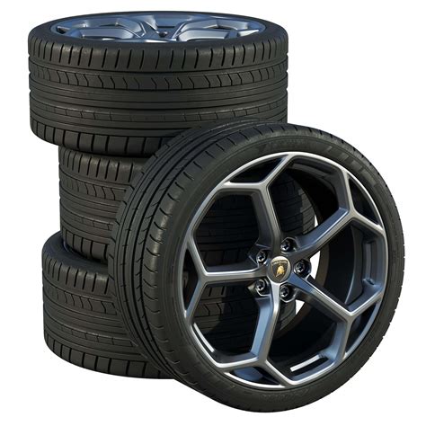 Lamborghini Tires - 3D Model by zifir3d