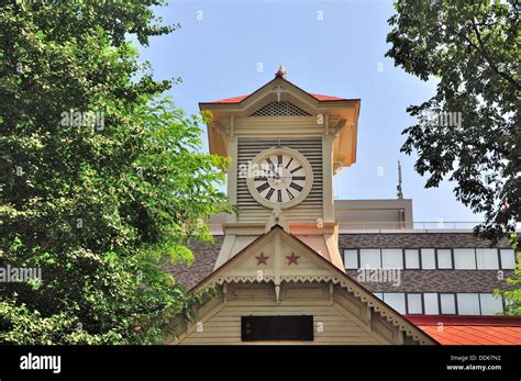 Sapporo Clock Tower Stock Photo - Alamy