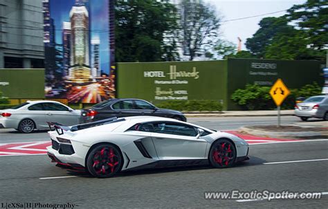 Lamborghini Aventador spotted in Kuala Lumpur, Malaysia on 06/07/2015