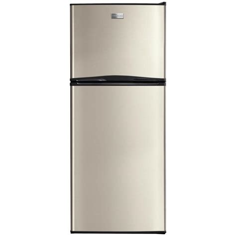 Frigidaire 10 cu. ft. Top Freezer Refrigerator in Silver Mist-FFTR1022QM - The Home Depot