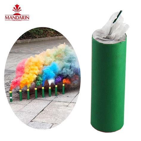 60 Seconds Rainbow Smoke Bombs , Colorful Handheld Coloured Smoke Flares