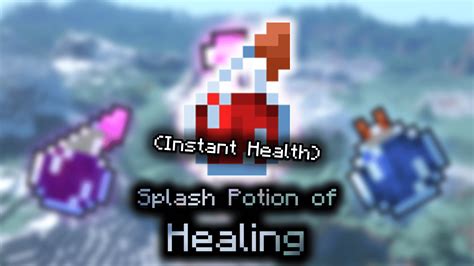 Splash Potion of Healing (Instant Health) - Wiki Guide - 9Minecraft.Net