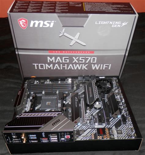 MSI MAG X570 TOMAHAWK WIFI AM4 AMD X570 SATA 6Gb/s ATX AMD Motherboard ...