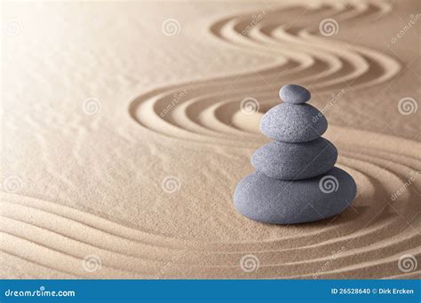 Zen Meditation Garden Balance Stones Stock Photo - Image of balance, harmony: 26528640