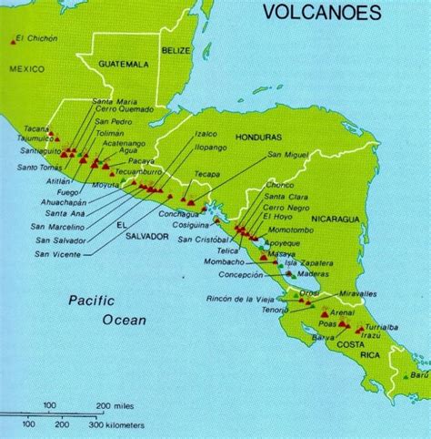 Mapa mudo de América Central - América Central