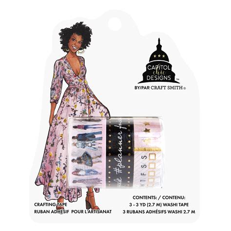 Capitol Chic Designs™ Planner Friends Washi Tapes | Washi tape, Washi, Chic design