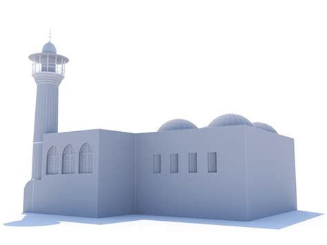 3D Lattakia Port Mosque Model - TurboSquid 1846208