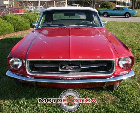 1967 Ford Mustang Convt Red | Motoexotica Classic Cars