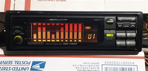 KENWOOD KGC-7043 GRAPHIC EQUALIZER EQ PASSIVE SPECTRUM ANALYZER 100 % WORKING 19048060815 | eBay ...