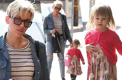 Single Mom! Scarlett Johansson Spotted Out With Daughter Rose After ...