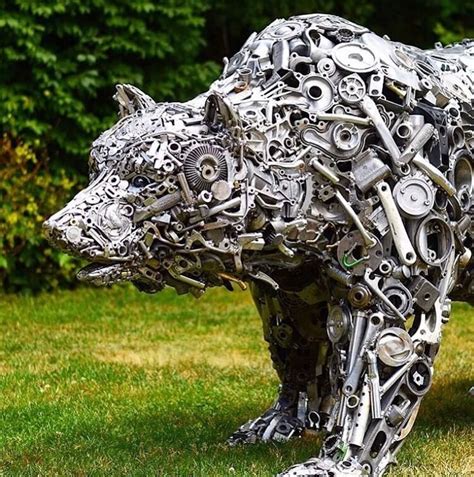 Brian Mock Creates Large Metal Animal Sculptures You Will Want in Your Home