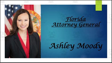 Attorney General Ashley Moody (FL) BIO PPT by Teach Simple