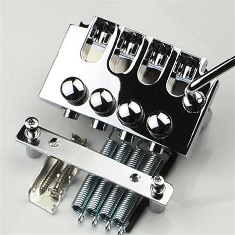 Chrome Electric bass 4string bass Locking Tremolo Bridge for bass guitar parts-in Guitar Parts ...