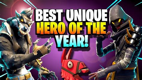 BEST 4 *UNIQUE* HEROES this YEAR!!! Fortnite Save the World Hero Review - YouTube