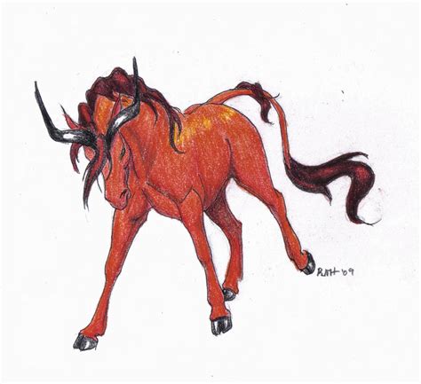 demon horse by LadyScourgE on DeviantArt