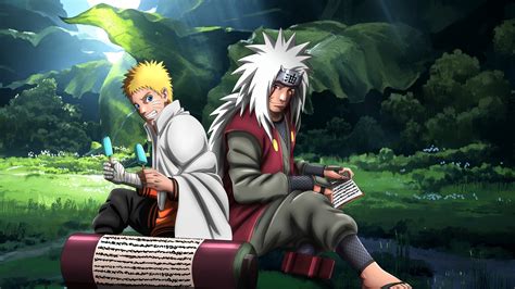 1920x1080 Resolution Jiraiya and Naruto Uzumaki 8K 1080P Laptop Full HD ...