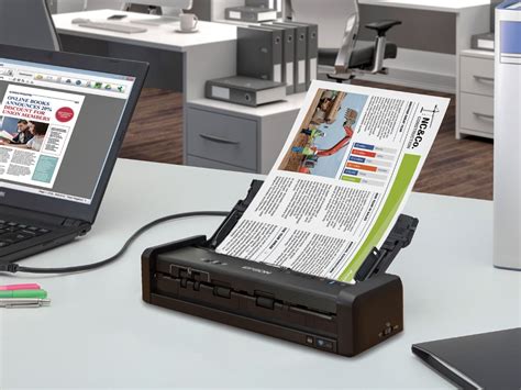 Epson Workforce ES-300W Wireless Duplex Mobile Document Scanner Black ES-300W SCANNER B11B242201 ...