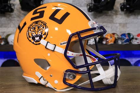 LSU Tigers Riddell Speed Authentic Helmet – Green Gridiron, Inc.