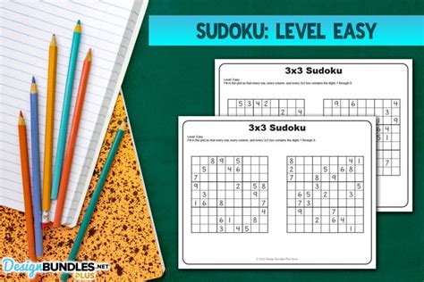 Sudoku 3x3 Easy Printable Worksheet