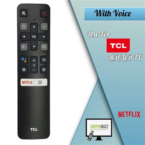 TCL LED Television Remote Control With Voice | Shopikbuzz