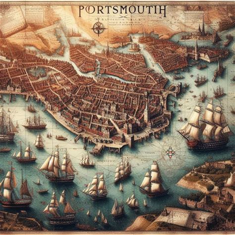 AI produced "Ancient Map Of Portsmouth UK" : r/Portsmouth