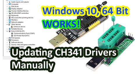 Manually Update CH340 CH341 Driver on Windows 10 64 Bit | Easy Step-by ...